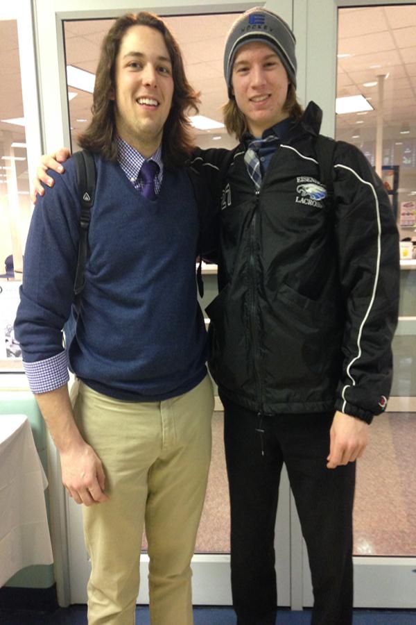 Senior Alex Schneider and Junior Jack Tobiczyk were named to the All-State and All-Macomb County Hockey teams.