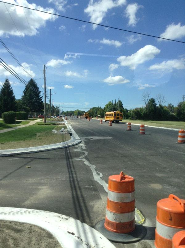 25 Mile Road under construction