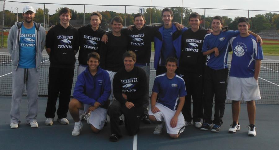 The+Mens+Varsity+Tennis+Team+poses+for+a+group+shot+in+celebration+of+making+it+into+finals.%0AWe+hung+out+together+at+states+and+I+feel+like+we+are+a+pretty+close+team%2C+senior+K.J+Wilk+said.