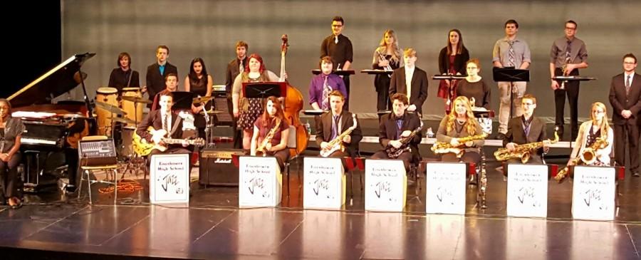 Jazz band performs for Scott Gwinnell Band