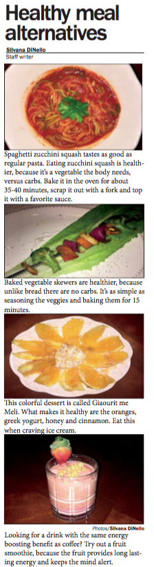 Healthy meal alternatives