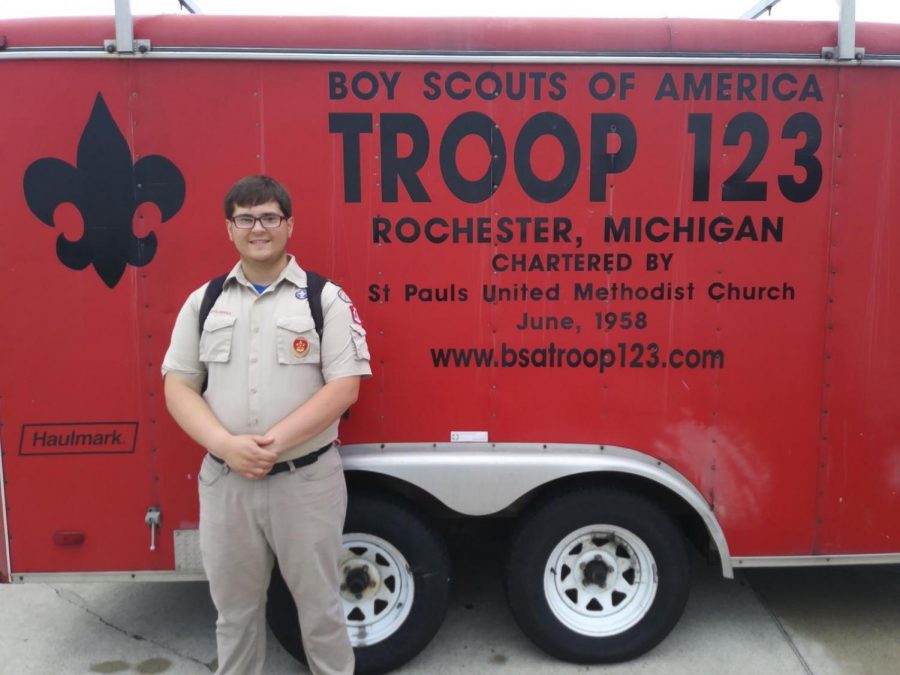 Senior+David+Rider+last+summer+on+his+way+to+summer+camp.+%22Boy+scouts+is+a+great+experience+you+get+to+go+to+crazy+places+like+Montana%2C%22+Rider+said.