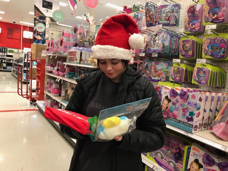 The holidays are a stressful time of year with gift  giving. “I love the holidays, but sometimes it’s just stressful having to buy and give gifts,” senior Sophia  Asta  said. 