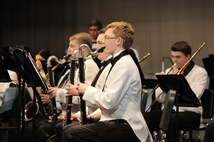 The Concert Band, Symphonic Band and Wind Ensemble will all perform in the Spring Band Concert.