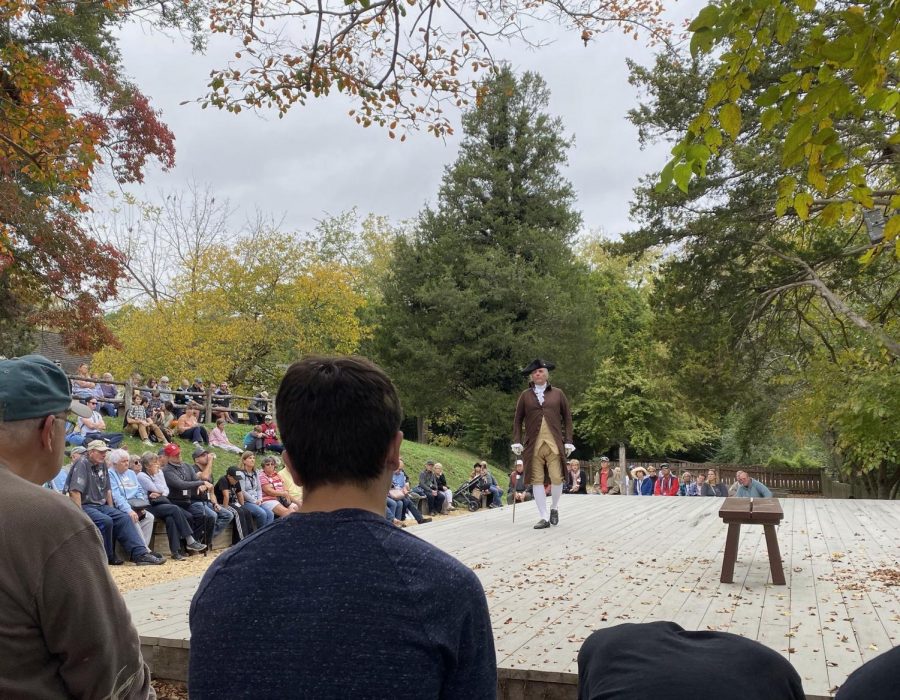 Williamsburg features reenactments of famous colonial speeches, which the AP U.S. History class attended. “When you were there, they really made you feel like you were there back in that time period because everyone was dressed up” sophomore Sophie Macleod Roth said. Students learn many of these famous speeches in class, but not many get to hear it as if it happened in front of them.
