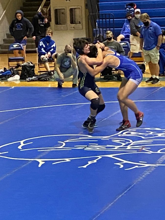 “Wrestling is really important to me and Im happy we got all the way through the season,” junior Logan Archy said. Archy got to go to this meet after staying healthy.
