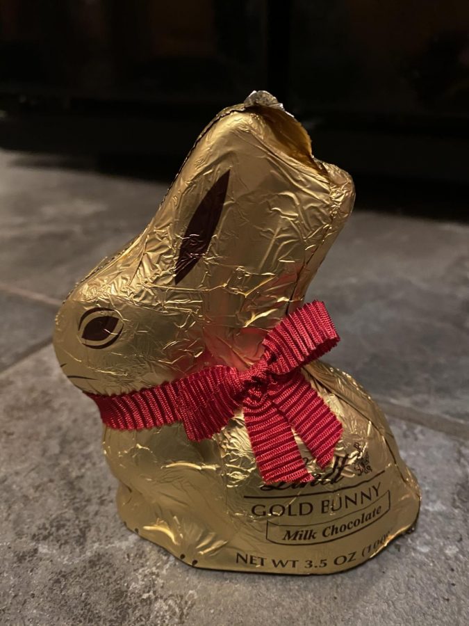 The+Lindt+chocolate+bunny+is+definitely+one+of+the+more+known+bunnies+when+it+comes+to+easter+time.+This+bunny+melts+in+your+mouth+when+you+take+a+bite.+The+texture+was+smooth+and+it+was+a+perfect+size.+This+one+was+on+the+medium+end+of+all+three+of+them.+It+was+a+perfect+size+for+a+gift+or+an+easter+basket.+The+packaging+is+very+cute+and+modern.This+bunny+looks+the+best+when+unwrapped.+The+Lindt+bunny+is+hollow+as+well.+This+chocolate+is+also+sweeter+than+the+other+two+tried.+This+chocolate+was+harder+to+break+as+the+chocolate+is+thicker.+The+regular+price+was+%244.29.+This+was+the+most+expensive+but+the+best+tasting+one+overall.+%0A