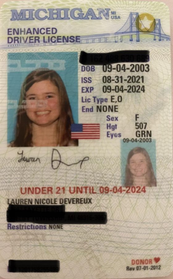 When getting a new license, people have the option to become an organ donor and by checking a box, they get a heart icon in the lower right corner of their license. The heart stays on license until the person dies or it is taken off. 