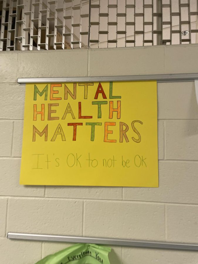 Okay to not be okay. Within the hallways at Eisenhower, posters posted give brief positivity quotes to students that pass by. While these posters are thoughtful and considerate for those who read them, they are not accommodating for students who are specifically looking for where to find help.
