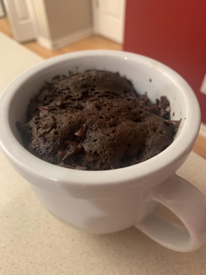 All mug cakes came out warm and smelt delicious