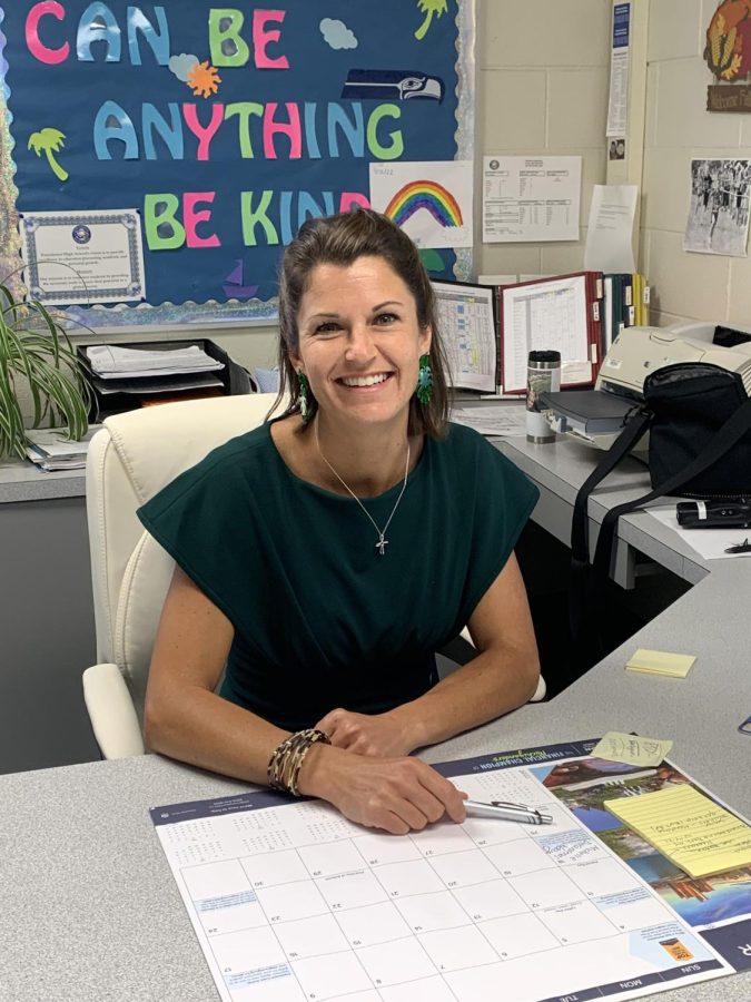 Sitting in her office, Associate Principal Kate Walker writes down some notes for the day. “I’m excited for everything, Im super pumped about this job,” Walker said. She has been working up to this position for more than ten years and is ready for the challenge.