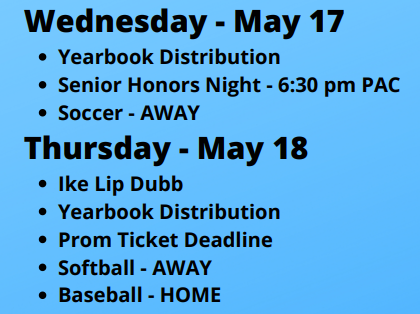 Be ready. The yearbooks have been finalized and shipped. They are ready to be passed out to the people who purchased them. Yearbook staff will be going to classrooms to pass out the yearbooks during the 4th hour Wednesday. 
