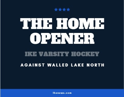 Opening with a tie. The Varsity Hockey team tie during their home opening game. The team played against Walled Lake North High School who they tied with last year as well.