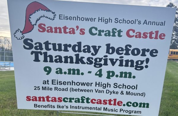 Back for music. The band’s fundraiser, Santa’s Craft Castle, returns on Saturday, Nov. 18. “It’s kind of a big deal because thats our money raiser for the band and a lot of people love it too. So, it is awesome that were bringing it back but its hard,” event coordinator and front office administrative assistant Melissa Dobek said. 