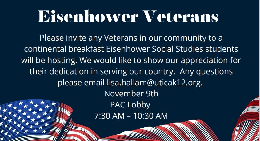 Get it while it’s hot. The Veterans Day continental breakfast makes a comeback after being gone for years. Event coordinators, psychology teacher Lisa Hallam and junior Jonathan Danforth planned everything to make it all happen. 
