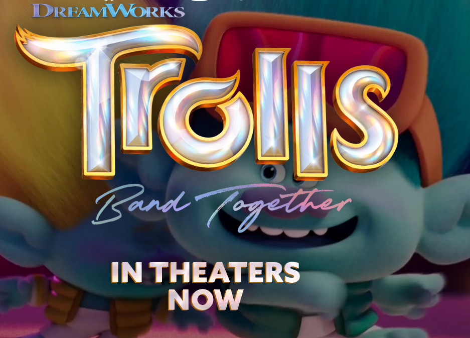  “Let me take you to a better place.” Trolls Band together is now out in theaters. The movie is filled with catchy songs, loveable characters, a great storyline and perfect to see with family.
