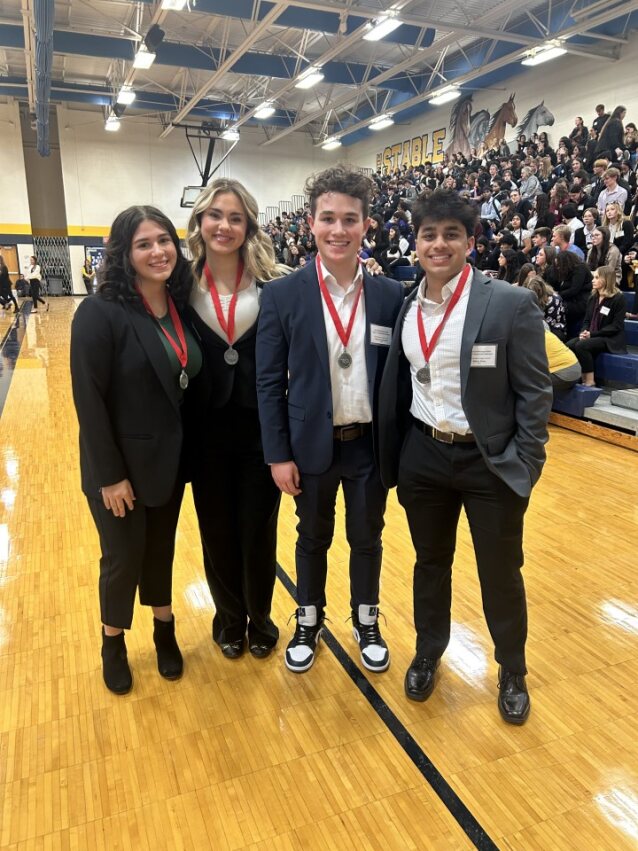 Taken after the HOSA regionals, the Medical Innovation group celebrates their 2nd place. The group is now preparing for the state conference coming up in April. 
