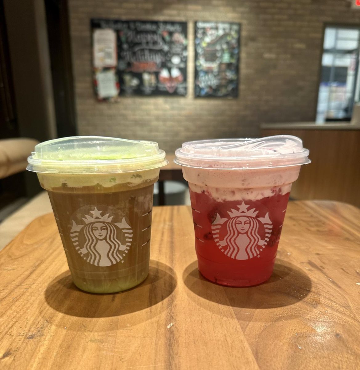 Glinda’s Pink Potion and Elphaba’s Cold Brew join Starbucks’ menu. They both encompass the spirit of Glinda and Elphaba in a tasty iced beverage form.