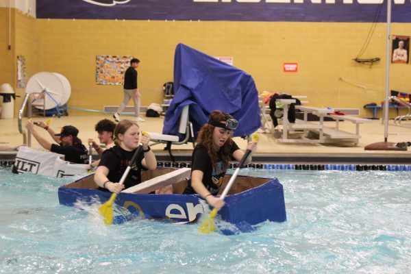 “Year after year, the cardboard boat races bring out the best in student innovation and sportsmanship,” said auto shop teacher Kmett 