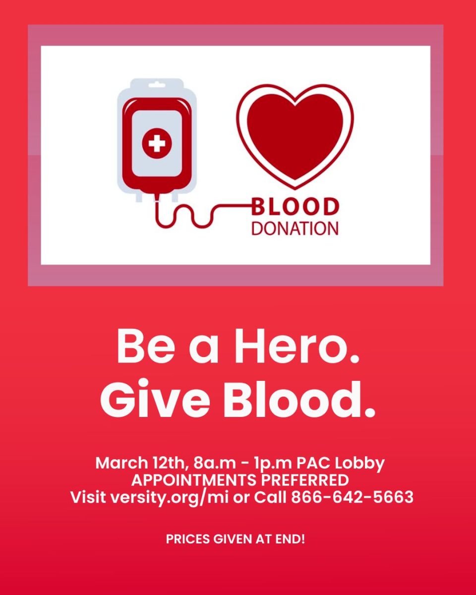 Two major clubs, Health Occupations Students of America (HOSA) and Key Club unite to create major efforts to collect blood with the Versiti blood center. The upcoming blood drive, taking place at the PAC lobby on March 12th, is advertised earlier than prior occasions in order to achieve the goal of 22 units of blood. “In order to contribute to the blood drive, I set up hours opportunities, for example, if they make a poster about the blood drive they can get an hour,” senior Nashita Aziz said. 
