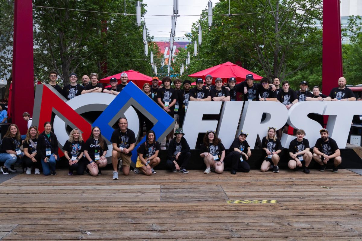 Crevolution team 2851 attends the 2025 FIRST Robotics world competition. The team flew out to Houston, Texas to compete. 