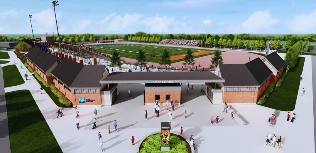 After years of remaining untouched, Swinehart field is getting redone. Swinehart has been under construction since last summer and is expected to be done next fall. "I want to make sure that our seniors have a strong presence at these games, but I also want them to have that experience. So, I'm really trying to promote in any way that I possibly can to get our students out to watch the games,” principal Brandon Manzella said.