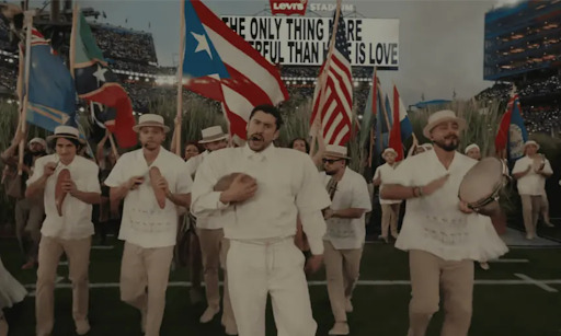 Bad Bunny sings in Levi’s stadium for Super Bowl 60 “The only thing more powerful than hate is love.”
