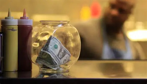 In many U.S. states, restaurant servers are paid a tipped minimum wage as low as $2.13 an hour, relying heavily on customer tips to make up the difference to the full federal minimum wage of $7.25 an hour, according to the U.S. Department of Labor.